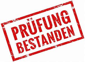 Prüfung bestanden